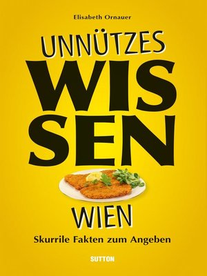 cover image of Unnützes Wissen Wien.